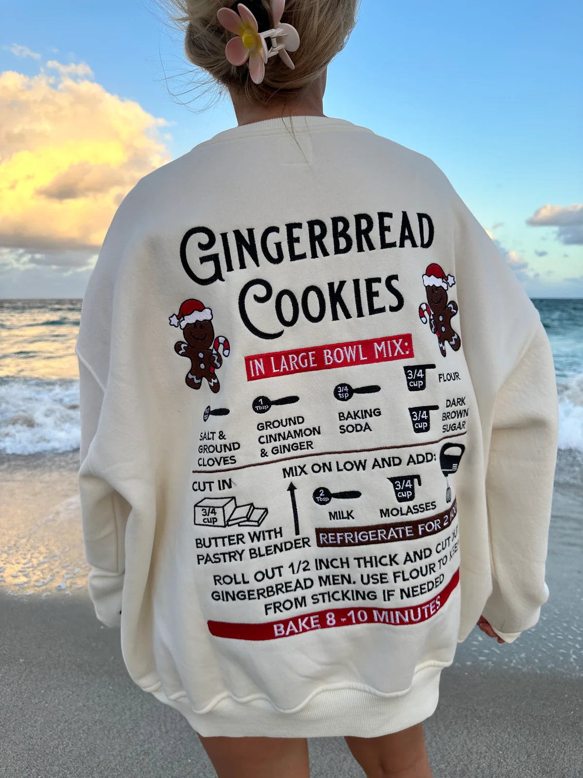 Gingerbread Recipe Christmas Crewneck/Hoodie