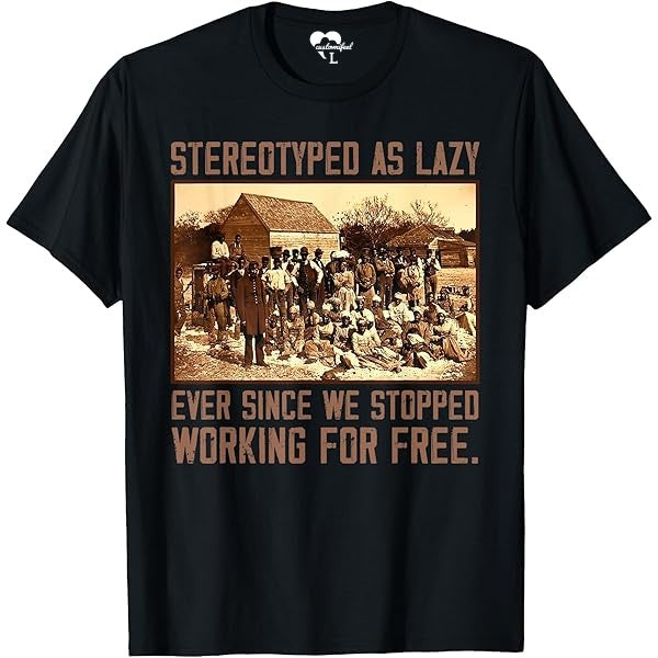 T-shirt / col rond / sweat à capuche stéréotypé du Mois de l'histoire des Noirs, considéré comme paresseux