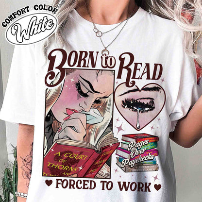 📚Born To Read Bookish 0216 Tee