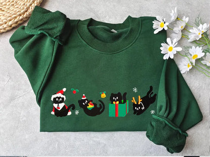 cats for Christmas Crewneck/Hoodie