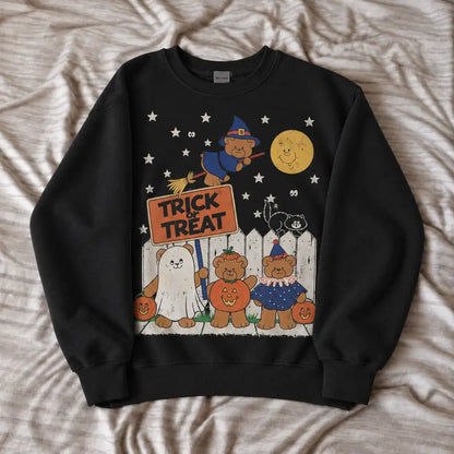 TRICK OR TREAT! TEDDY BEAR TEE / CREW NECK