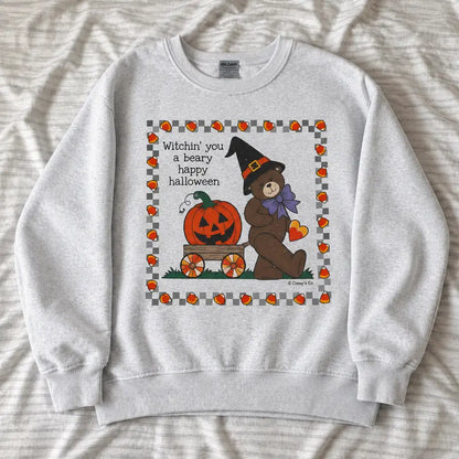 WITCHIN’ YOU A BEARY HAPPY HALLOWEEN TEE / CREW NECK