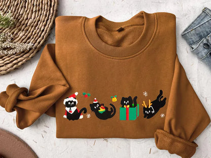 cats for Christmas Crewneck/Hoodie