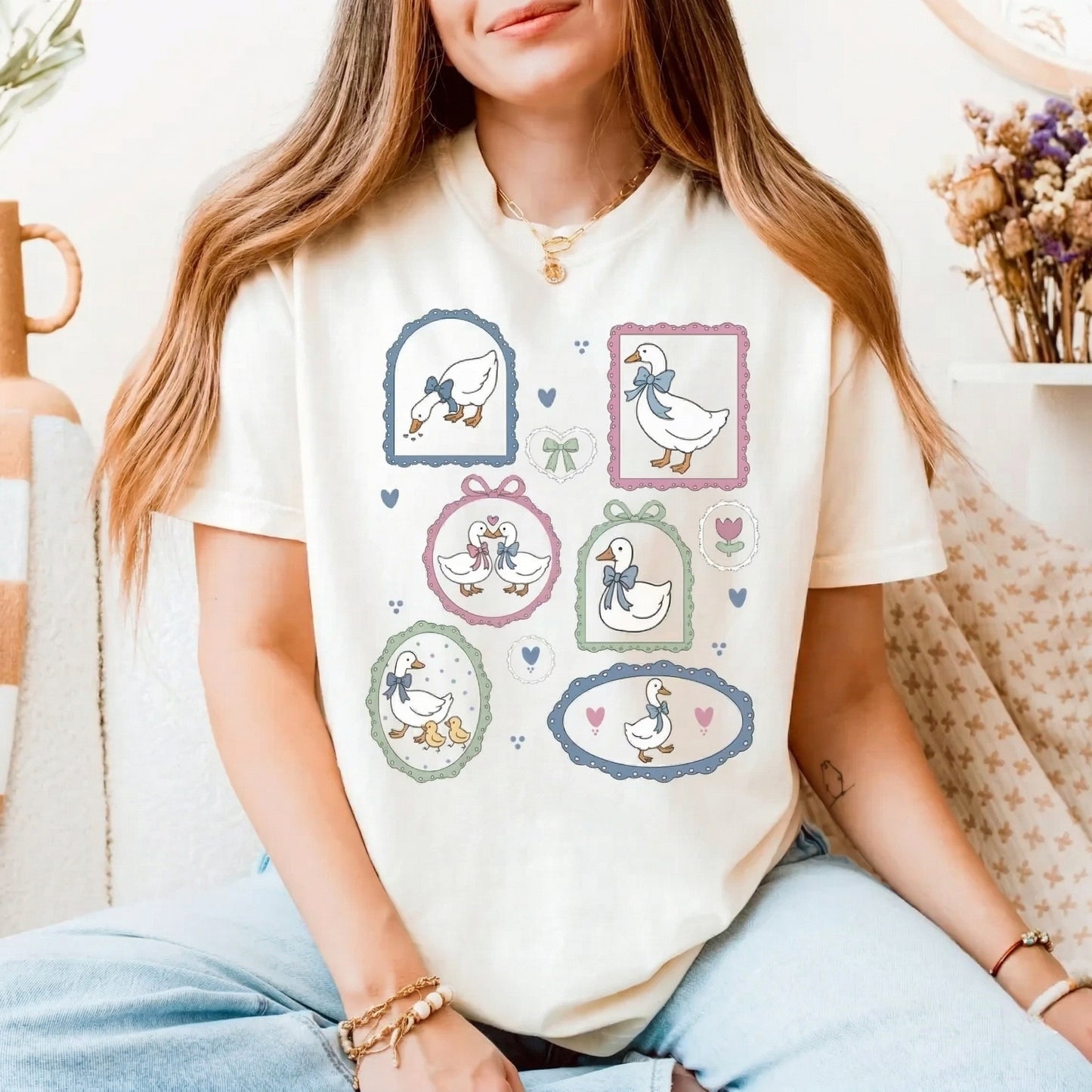 COUNTRY GOOSE TEE / CREW NECK