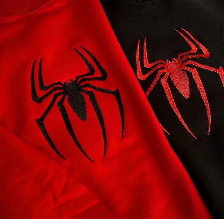 Spider Embroidered Crewneck / Hoodie