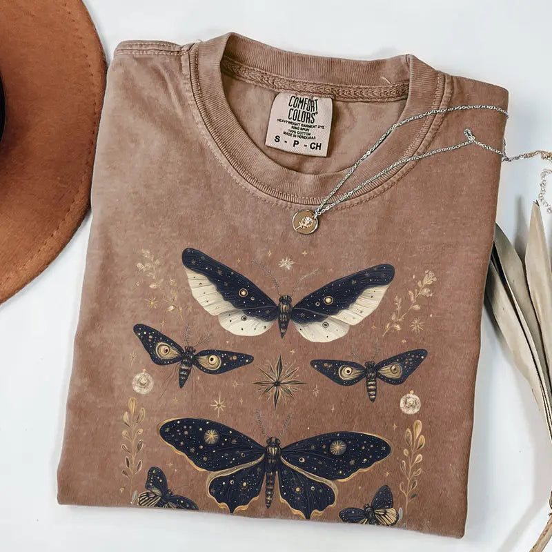 LUNA MOTH TEE / CREWNECK