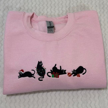 Chaton de Noël Crewneck/Hoodie