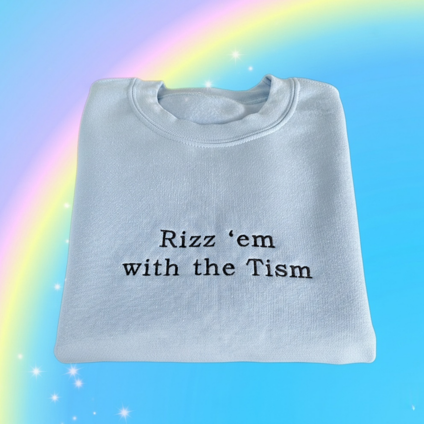 RIZZ 'EM WITH THE TISM EMBROIDERED CREW NECK / HOODIE