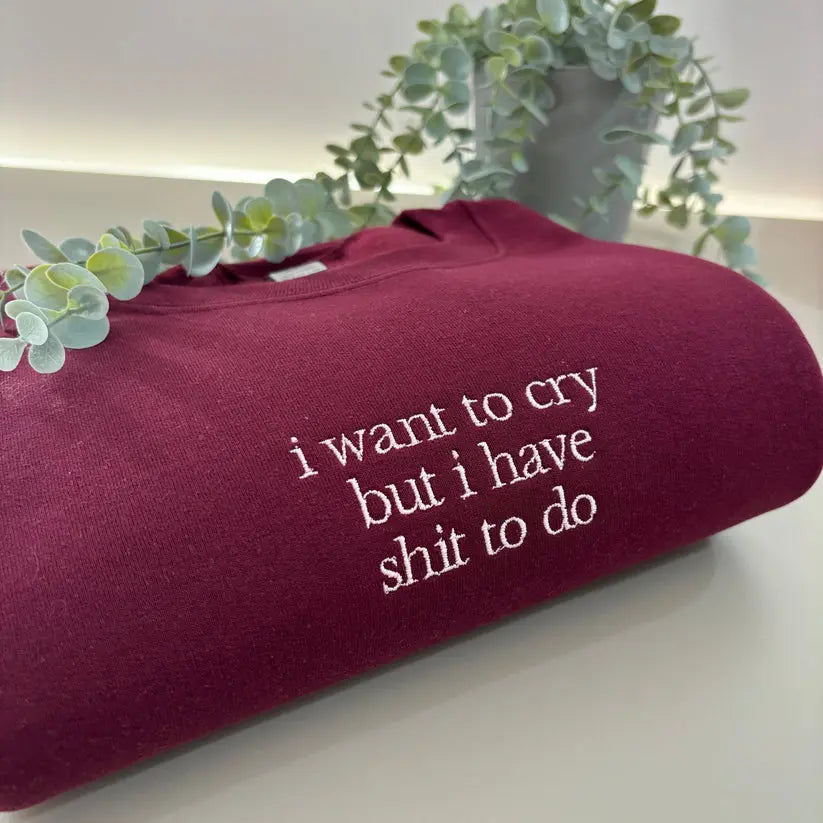 CUSTOM SLOGAN EMBROIDERED CREW NECK / HOODIE customifeel