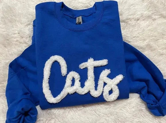 Custom Chenille Embroidered Sweatshirt customifeel