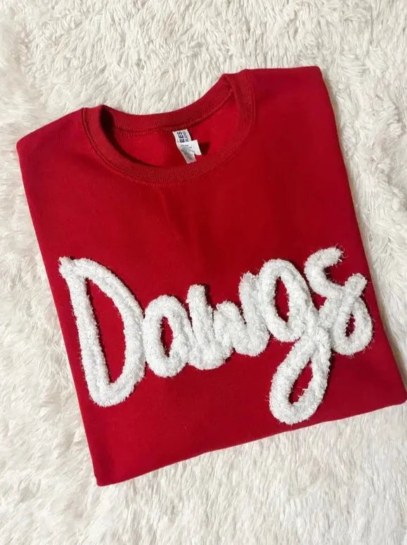 Custom Chenille Embroidered Sweatshirt customifeel