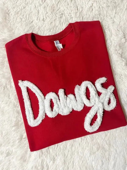 Custom Chenille Embroidered Sweatshirt customifeel