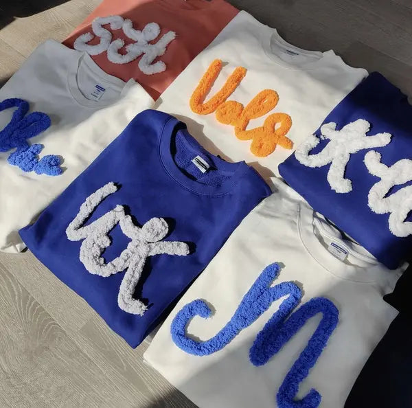 Custom Chenille Embroidered Sweatshirt customifeel