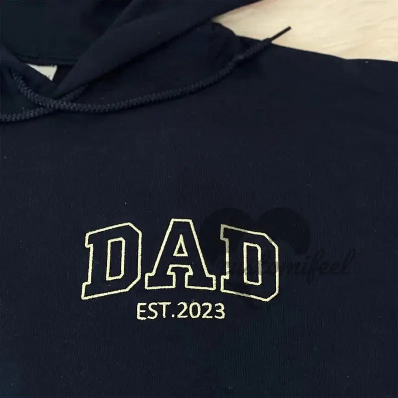 Custom Collegiate Text Embroidered Sweatshirt customifeel