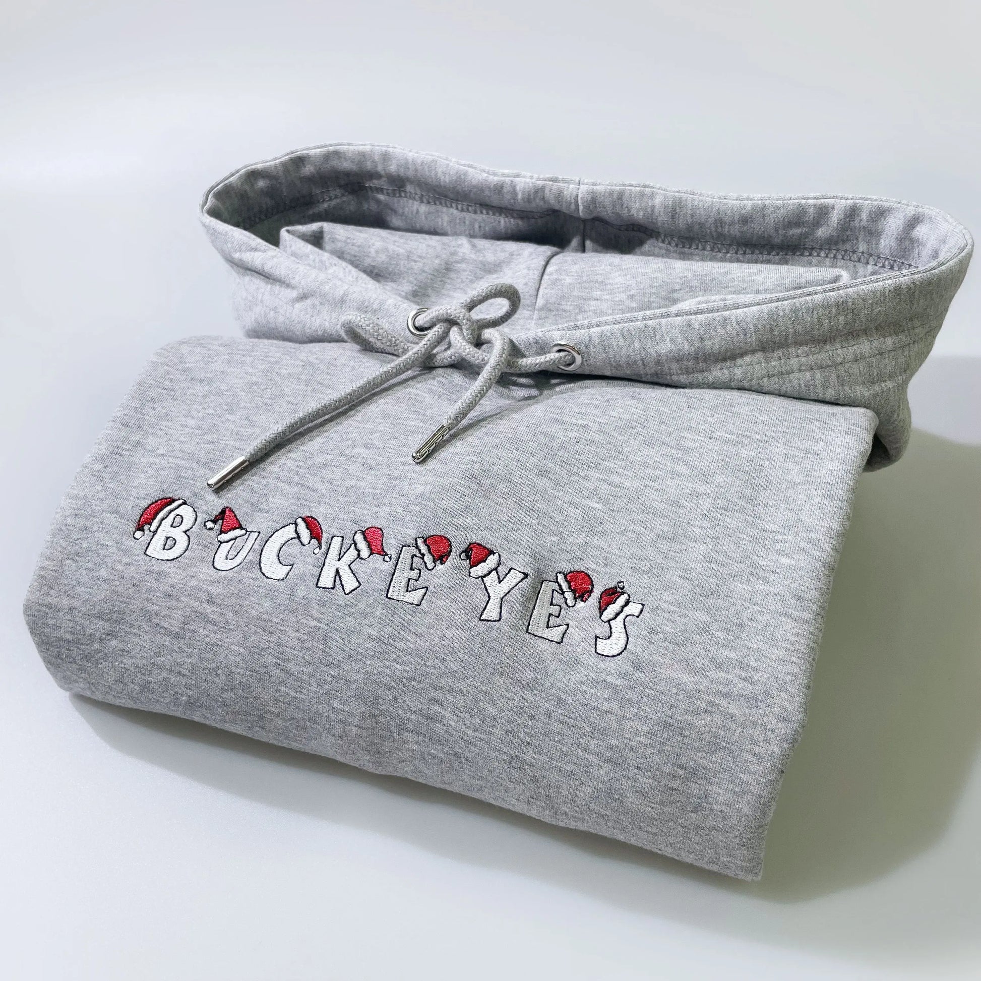 Custom Name Sweatshirt with Christmas Hat customifeel