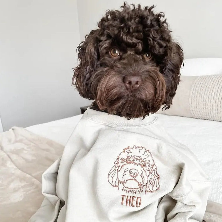 Custom pet portrait T-shirt / Crew neck / Hoodie customifeel