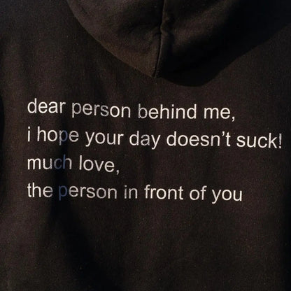 Dear Person Behind Me Hoodie-Style 2 customifeel