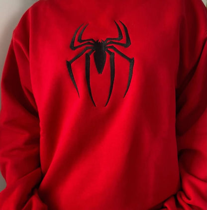 Spider Embroidered Crewneck / Hoodie