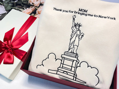 Hoodie Embroidered With Your Birth Region And Place Name customifeel