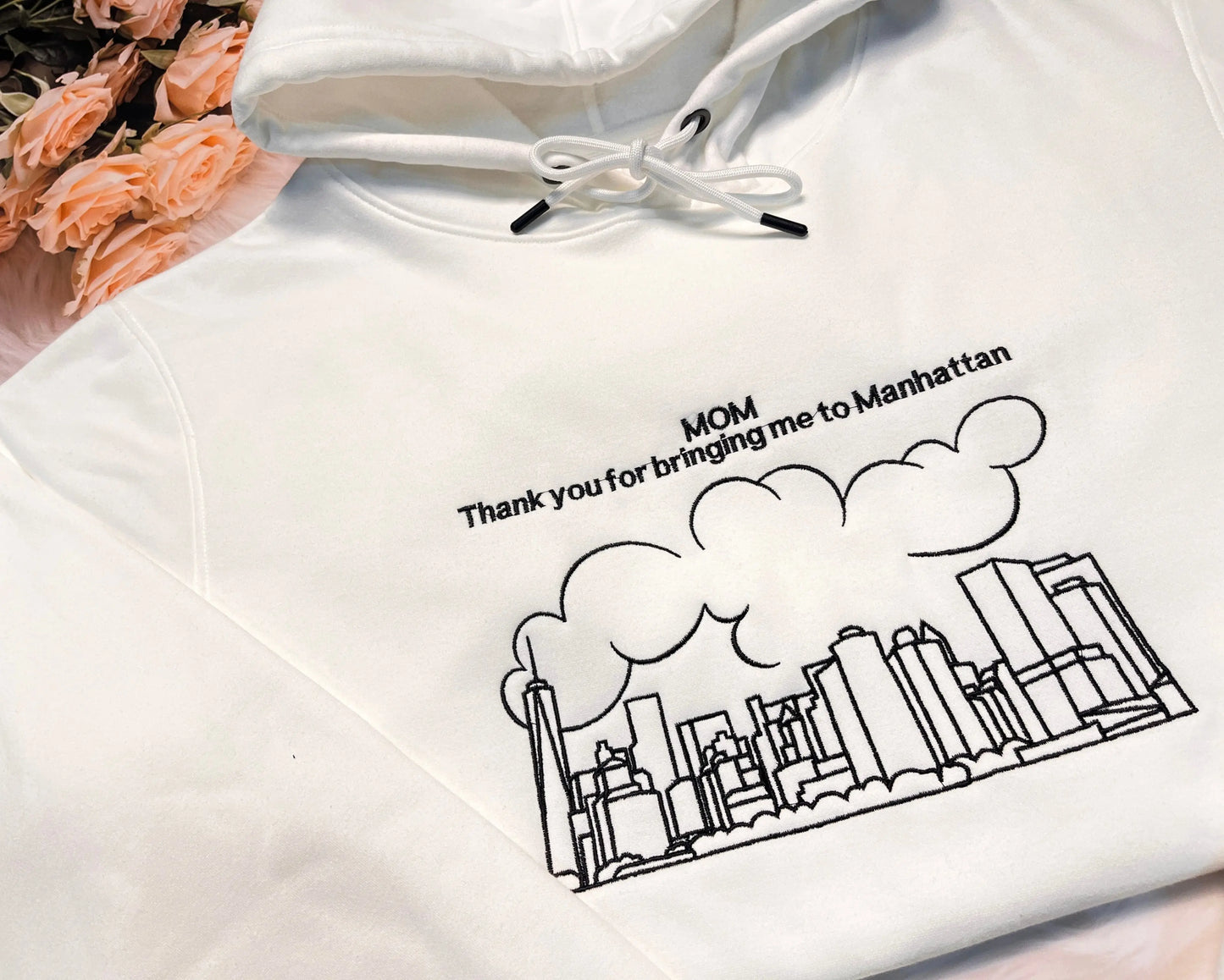 Hoodie Embroidered With Your Birth Region And Place Name customifeel