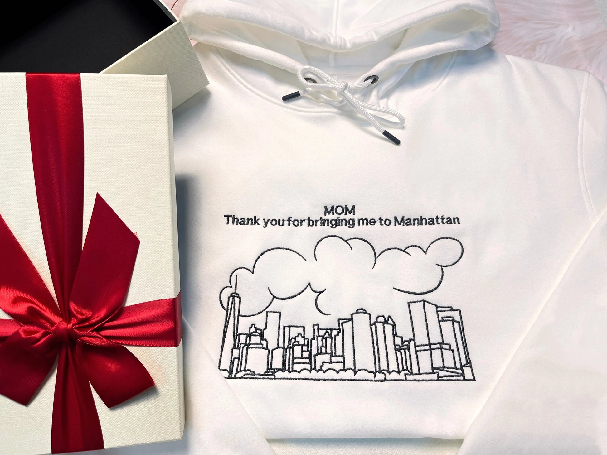 Hoodie Embroidered With Your Birth Region And Place Name customifeel