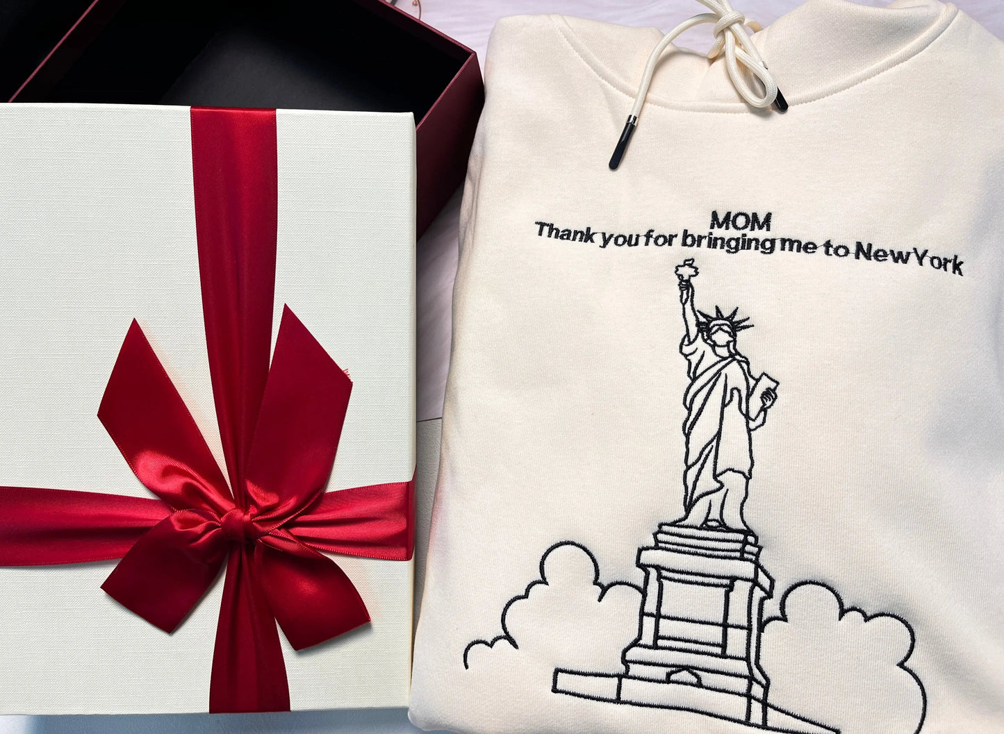 Hoodie Embroidered With Your Birth Region And Place Name customifeel