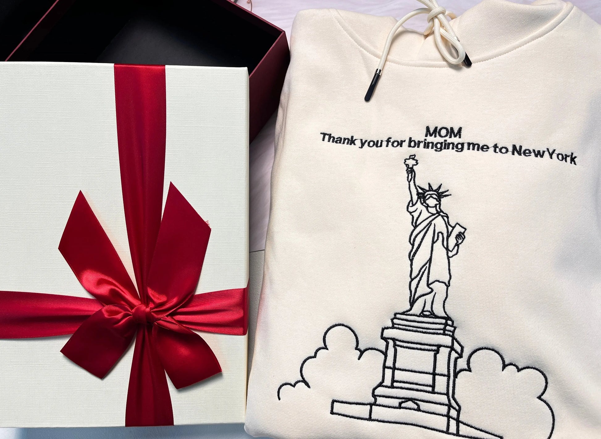 Hoodie Embroidered With Your Birth Region And Place Name customifeel