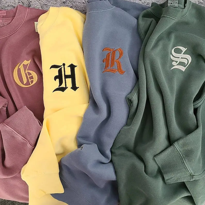 Custom Harry Potter House Letter Sweatshirt/ Hoodie customifeel