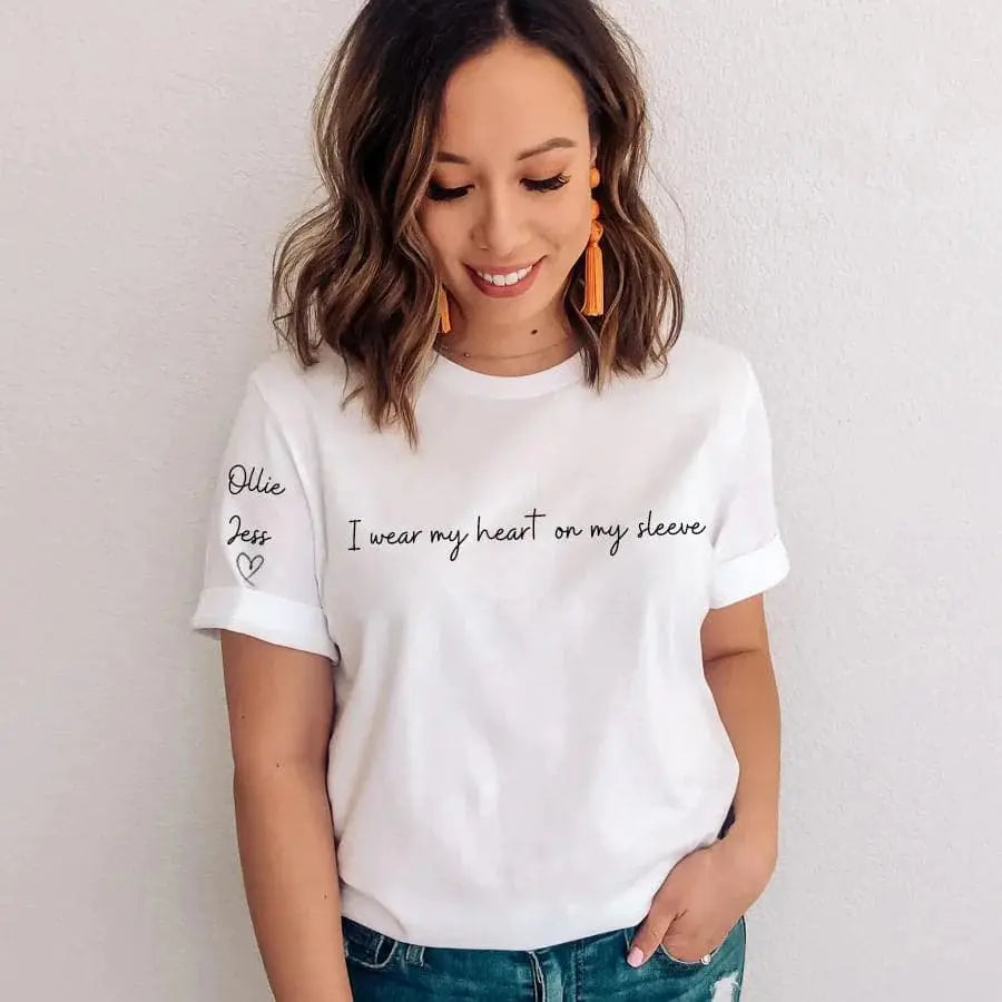 I Wear My Heart On My Sleeve Sweatshirt customifeel