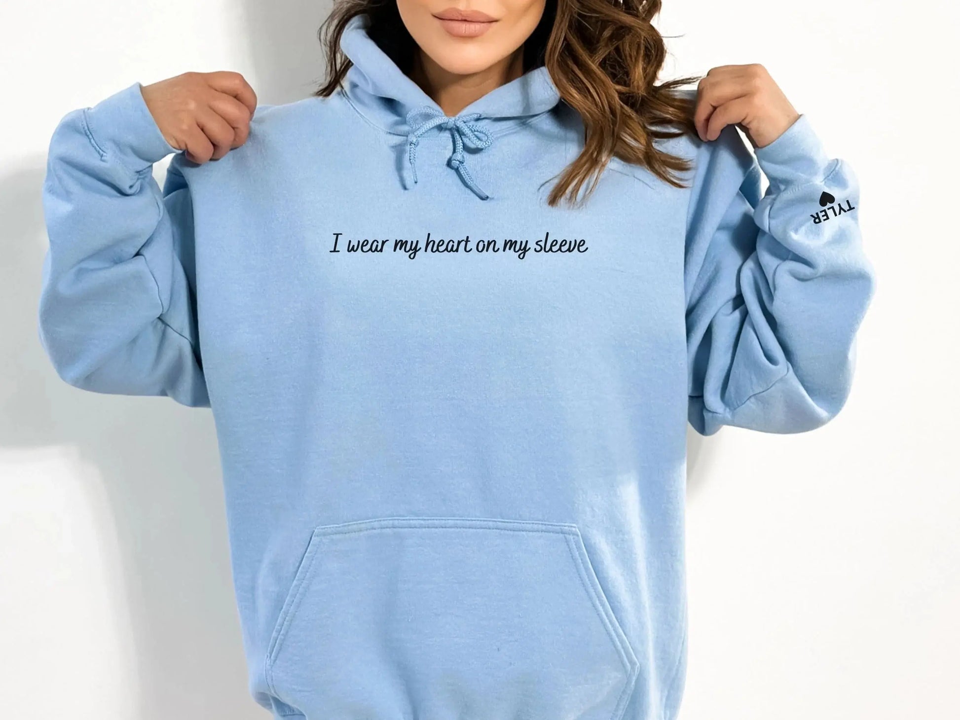 I Wear My Heart On My Sleeve Sweatshirt customifeel