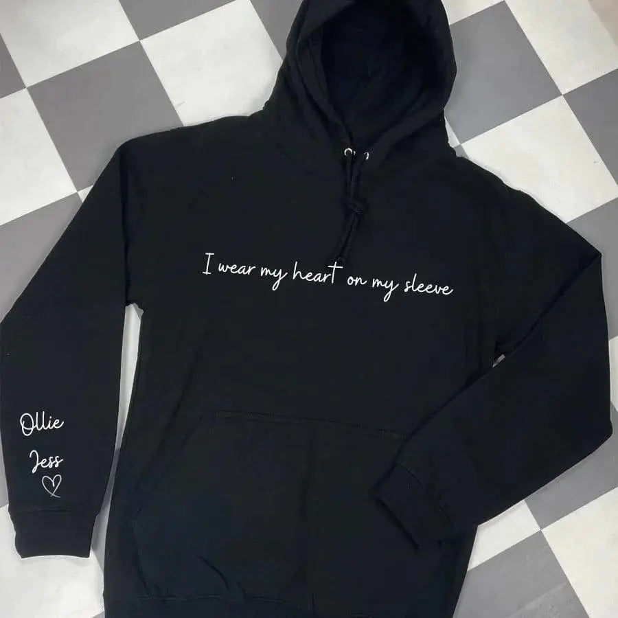 I Wear My Heart On My Sleeve Sweatshirt customifeel