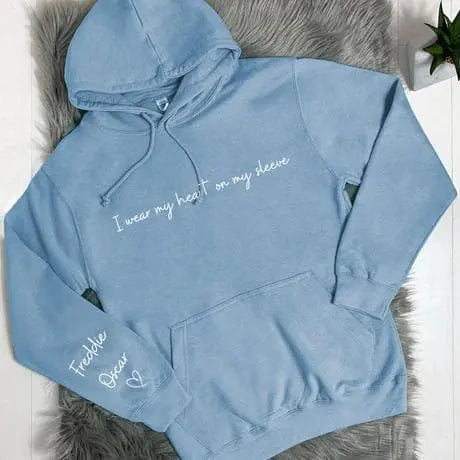 I Wear My Heart On My Sleeve Sweatshirt customifeel