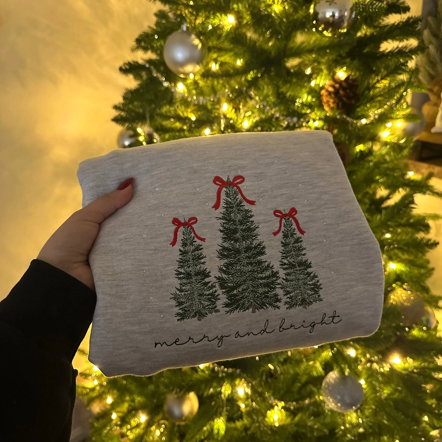 Merry & Bright Crewneck/Hoodie