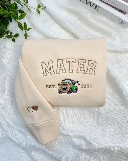 McQueen & Sally & Mater & Luigi×Couple Embroidered sweatshirts customifeel