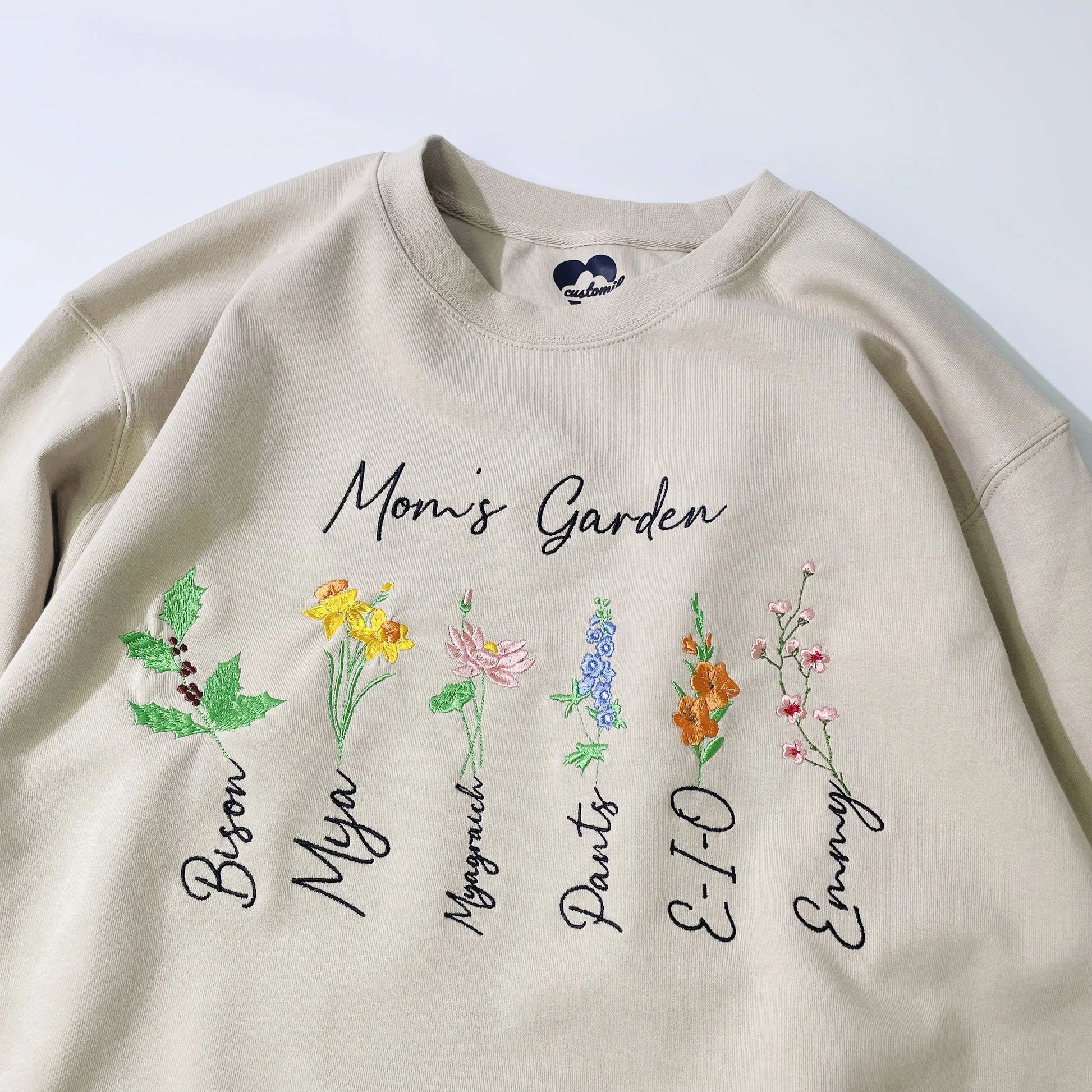 Grandma/Mum's Garden Custom Sweatshirt customifeel