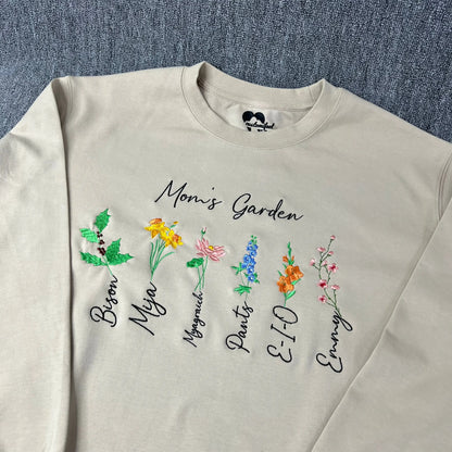 Grandma/Mum's Garden Custom Sweatshirt customifeel