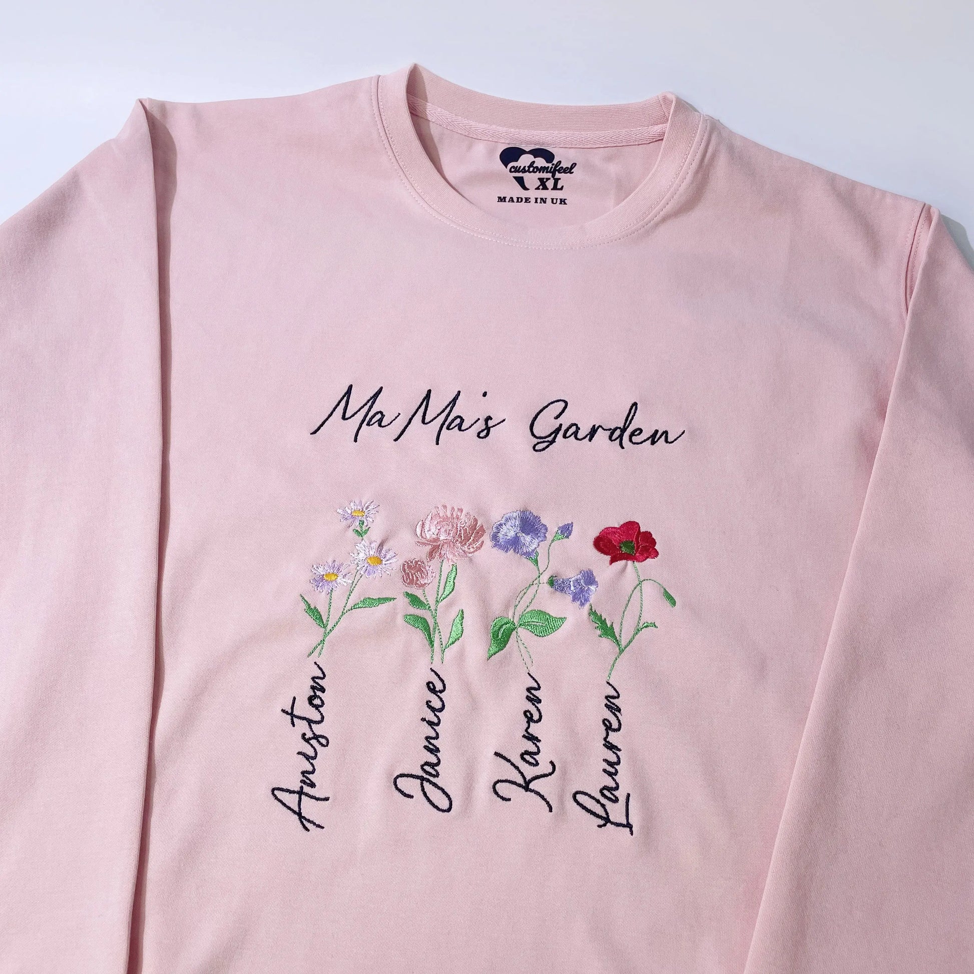 Grandma/Mum's Garden Custom Sweatshirt customifeel