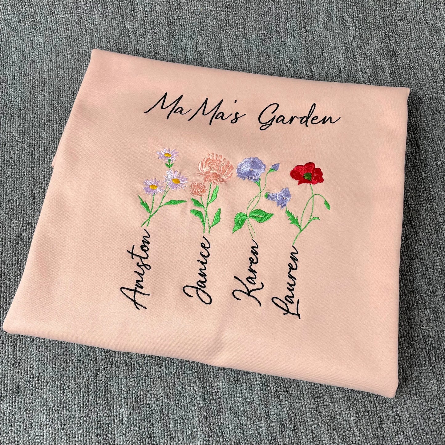 Grandma/Mum's Garden Custom Sweatshirt customifeel