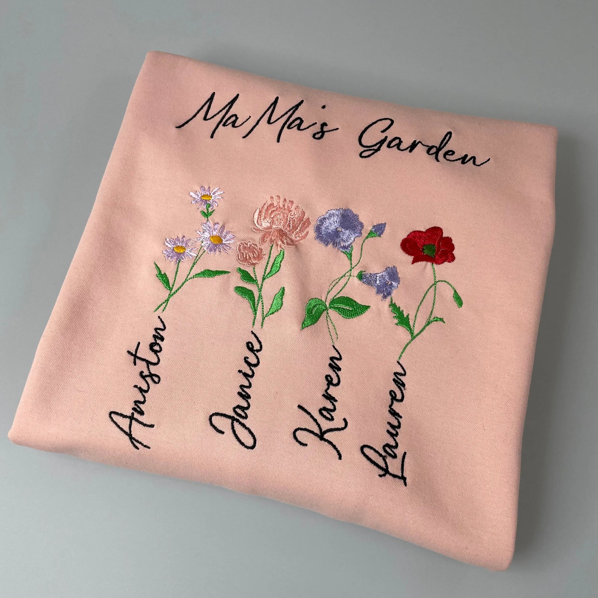 Grandma/Mum's Garden Custom Sweatshirt customifeel