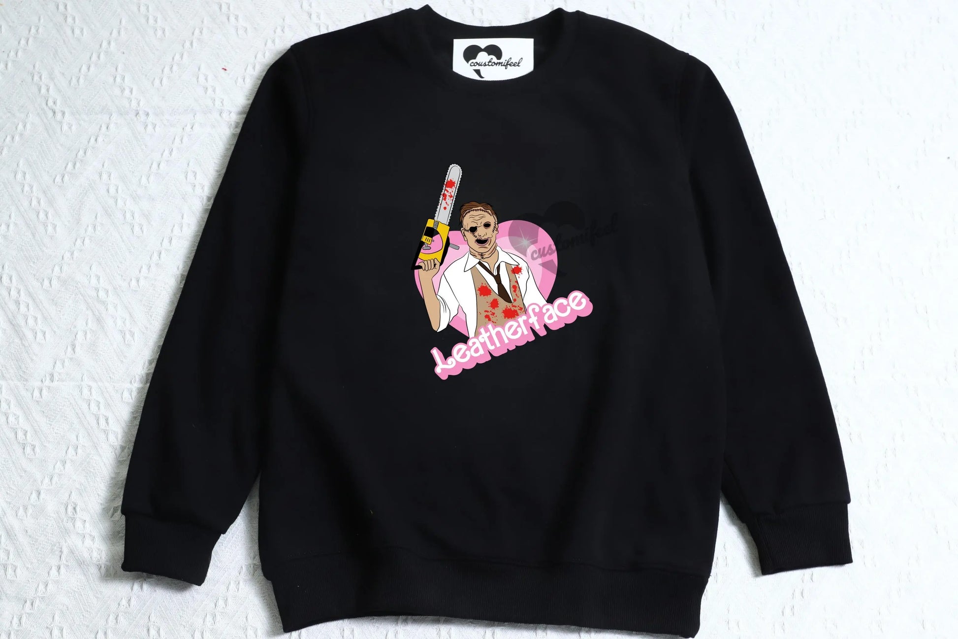 Pink Heart Chucky Crew-neck / Hoodie 的副本 customifeel