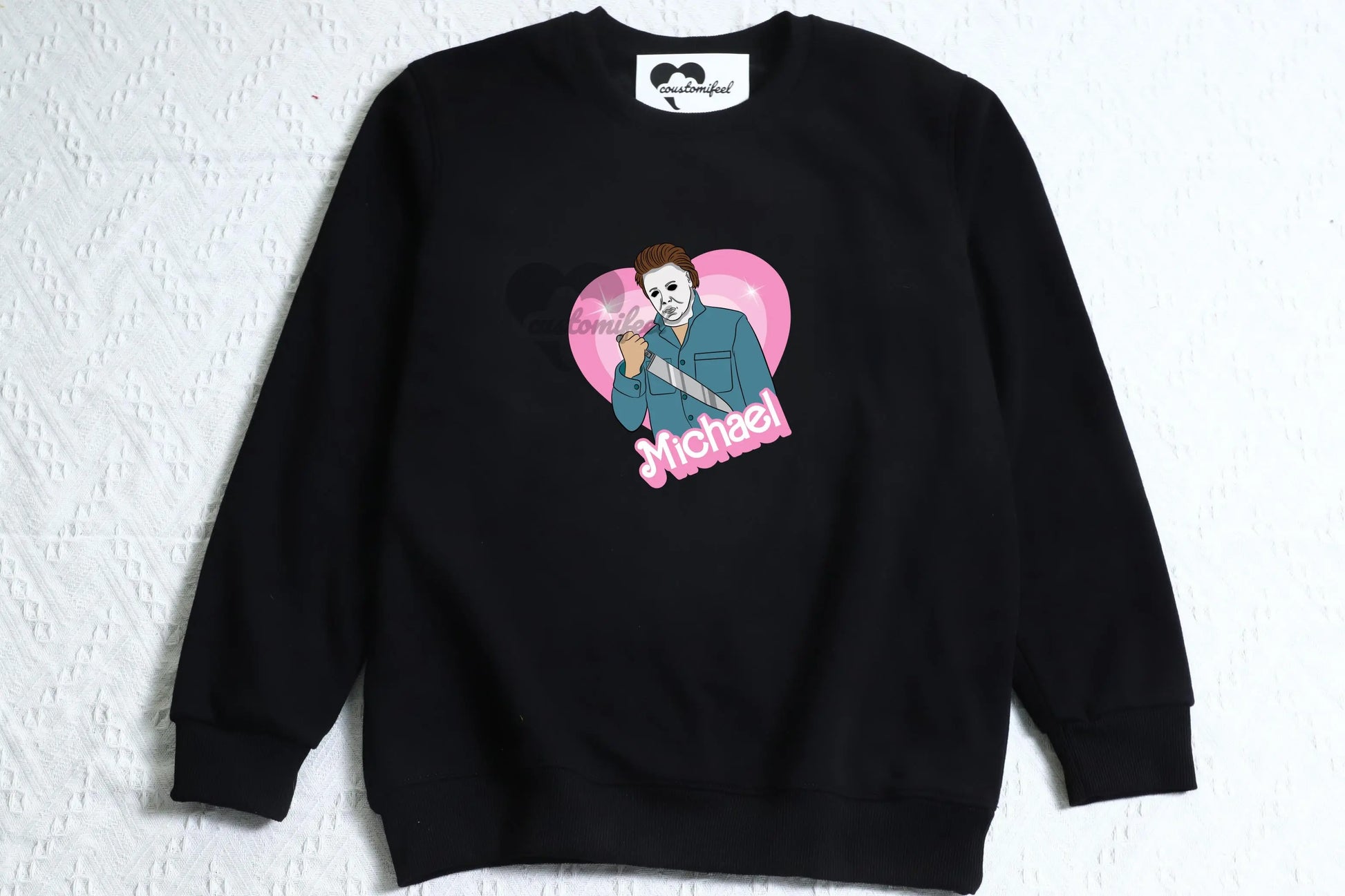 Pink Heart Freddie Crew-neck / Hoodie customifeel