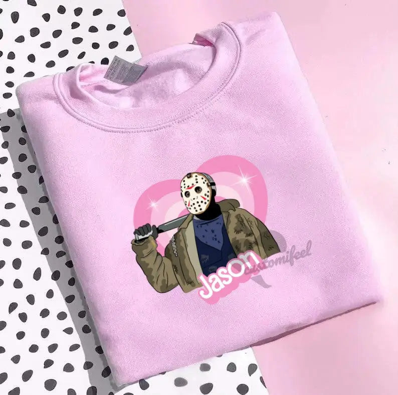 Pink Heart Jason Crew-neck / Hoodie 的副本 customifeel