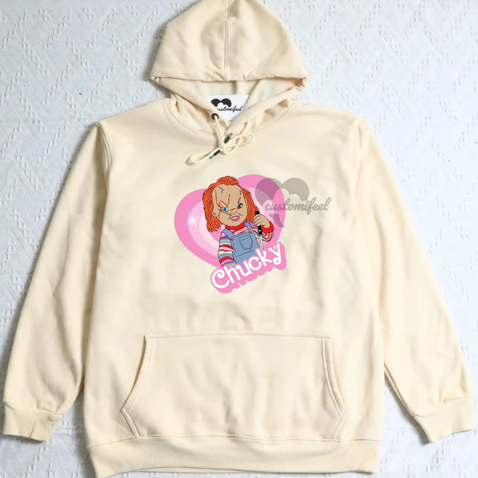 Pink Heart Jason Crew-neck / Hoodie customifeel