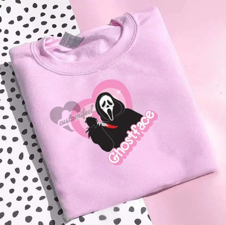 Pink Heart Leatherface Crew-neck / Hoodie customifeel