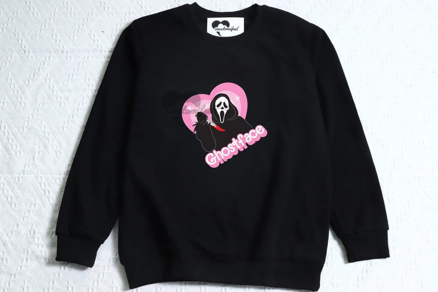 Pink Heart Leatherface Crew-neck / Hoodie customifeel