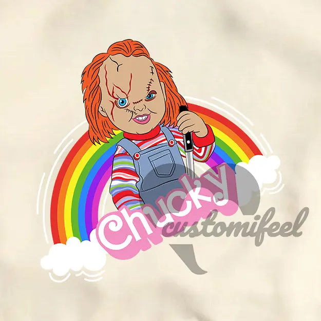 Pink Love Chucky Crew-neck / Hoodie customifeel