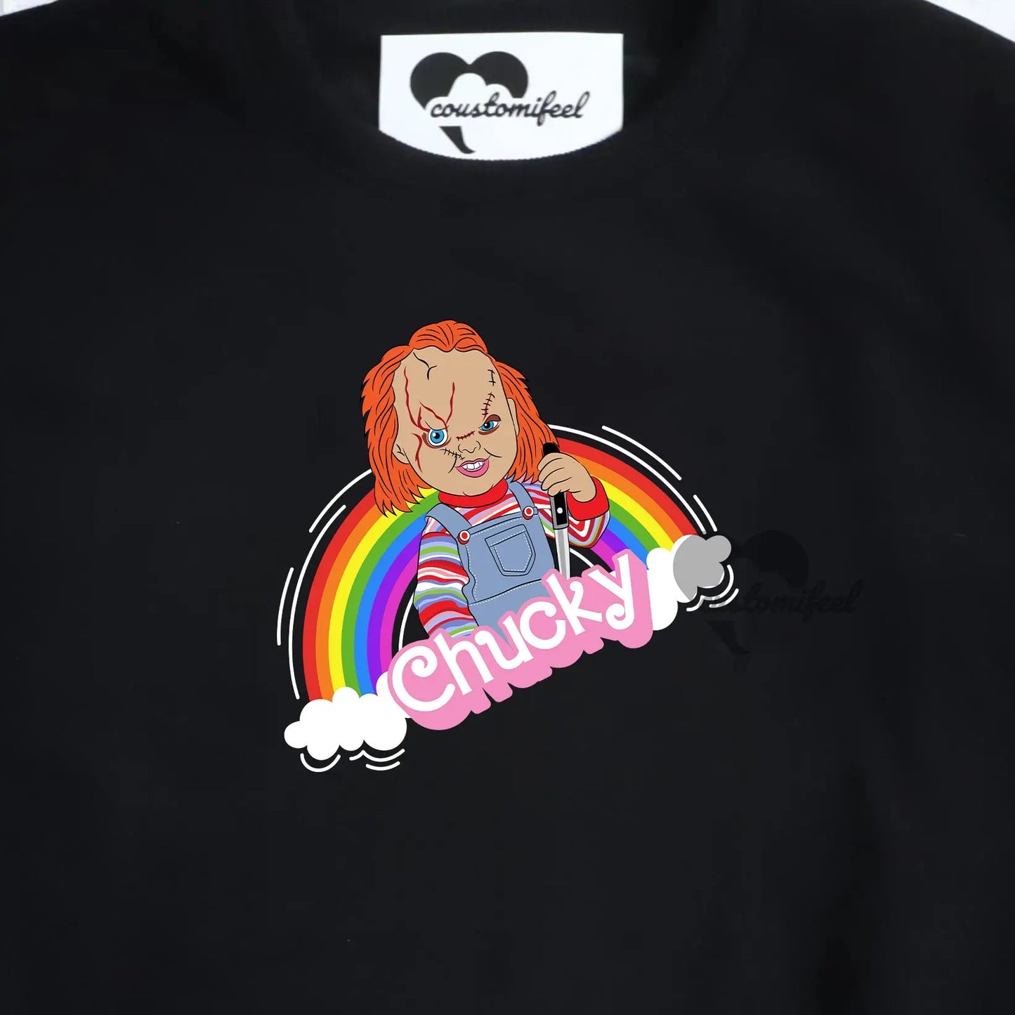 Pink Love Chucky Crew-neck / Hoodie customifeel