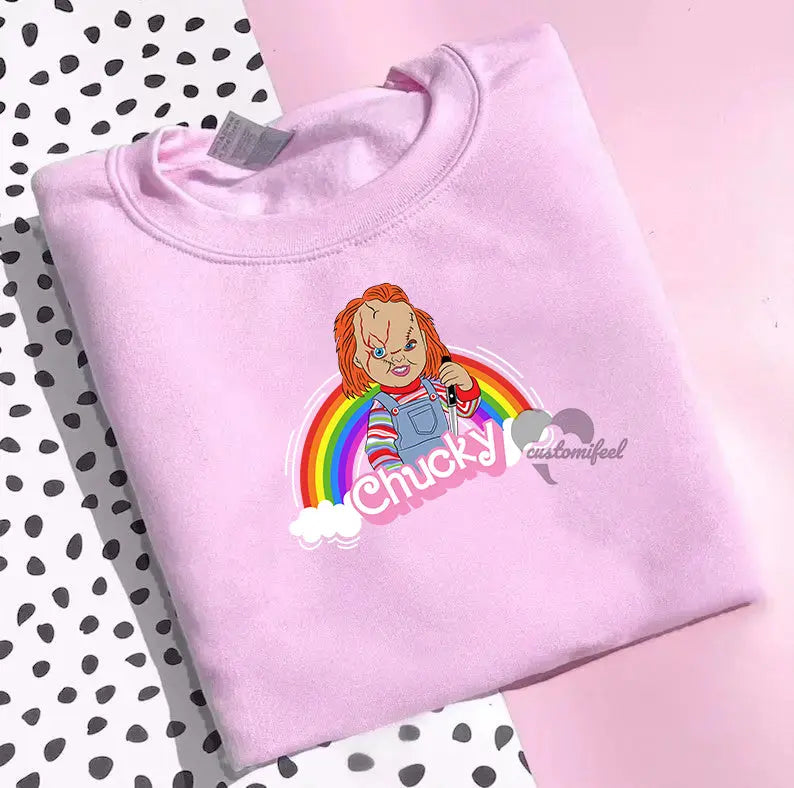 Pink Love Chucky Crew-neck / Hoodie customifeel