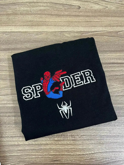 Spiderman verse×Couple Embroidered sweatshirts customifeel