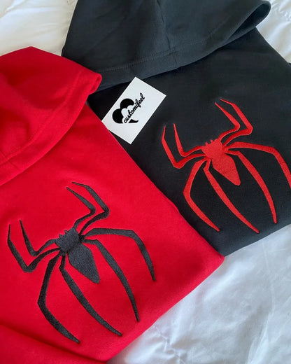 Spider Embroidered Crewneck / Hoodie